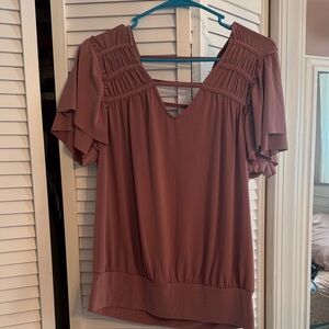Daytrip Dusty Rose Blouse
